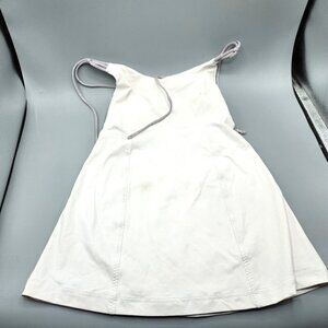 White Lululemon Tank Top Gray Straps Size 4